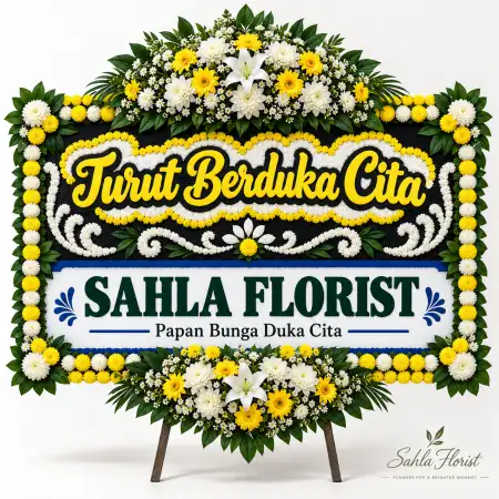 Papan Bunga Duka Karang Pilang